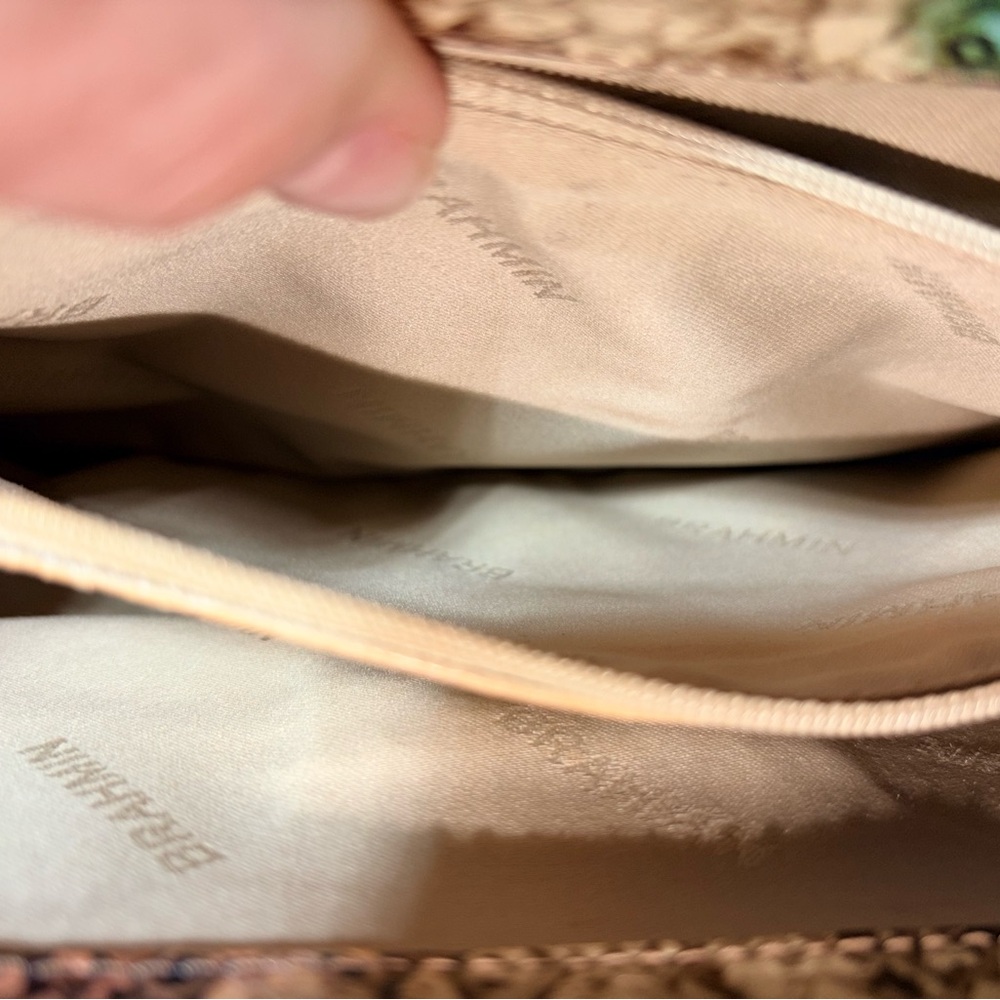 Brahmin Python-Texture Chain Shoulder Bag in Mult… - image 10